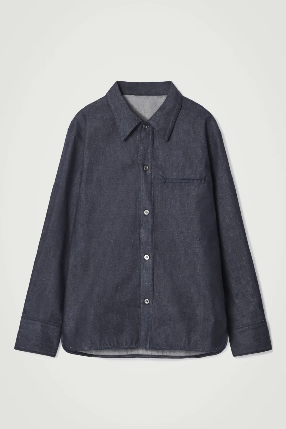 COS THE RAW DENIM SHIRT- Shirts