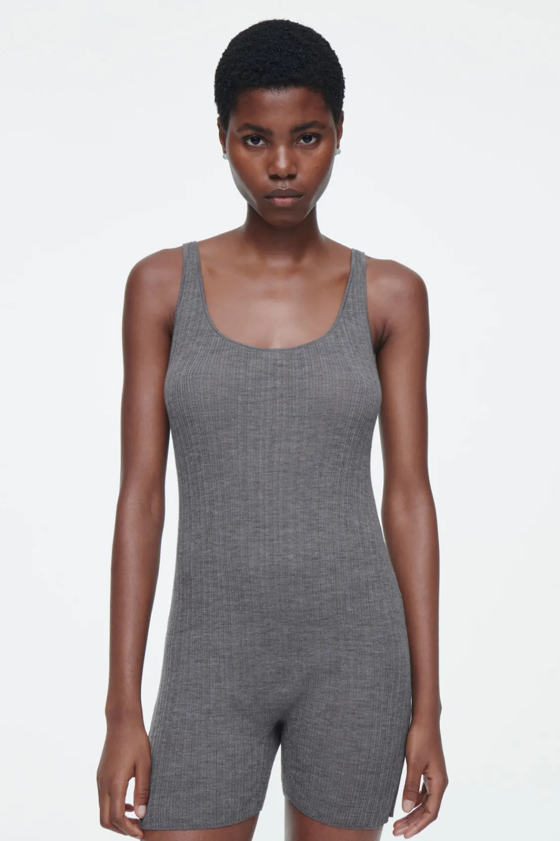 COS THE RIBBED MERINO WOOL BODY-Women Dresses & Jumpsuits