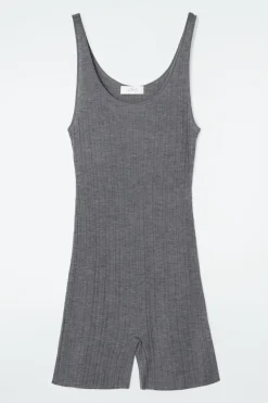 COS THE RIBBED MERINO WOOL BODY-Women Dresses & Jumpsuits