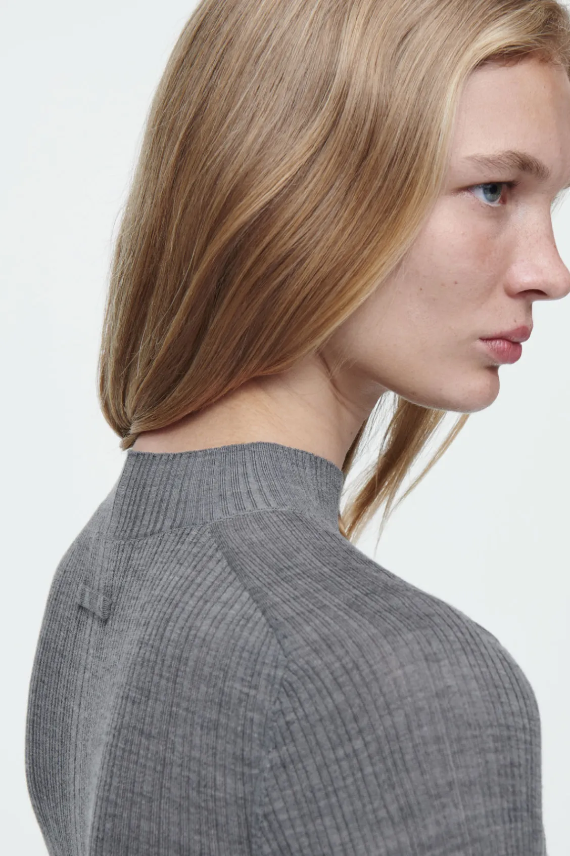 COS THE RIBBED MERINO WOOL TOP-Women Tops | Sweaters & Cardigans