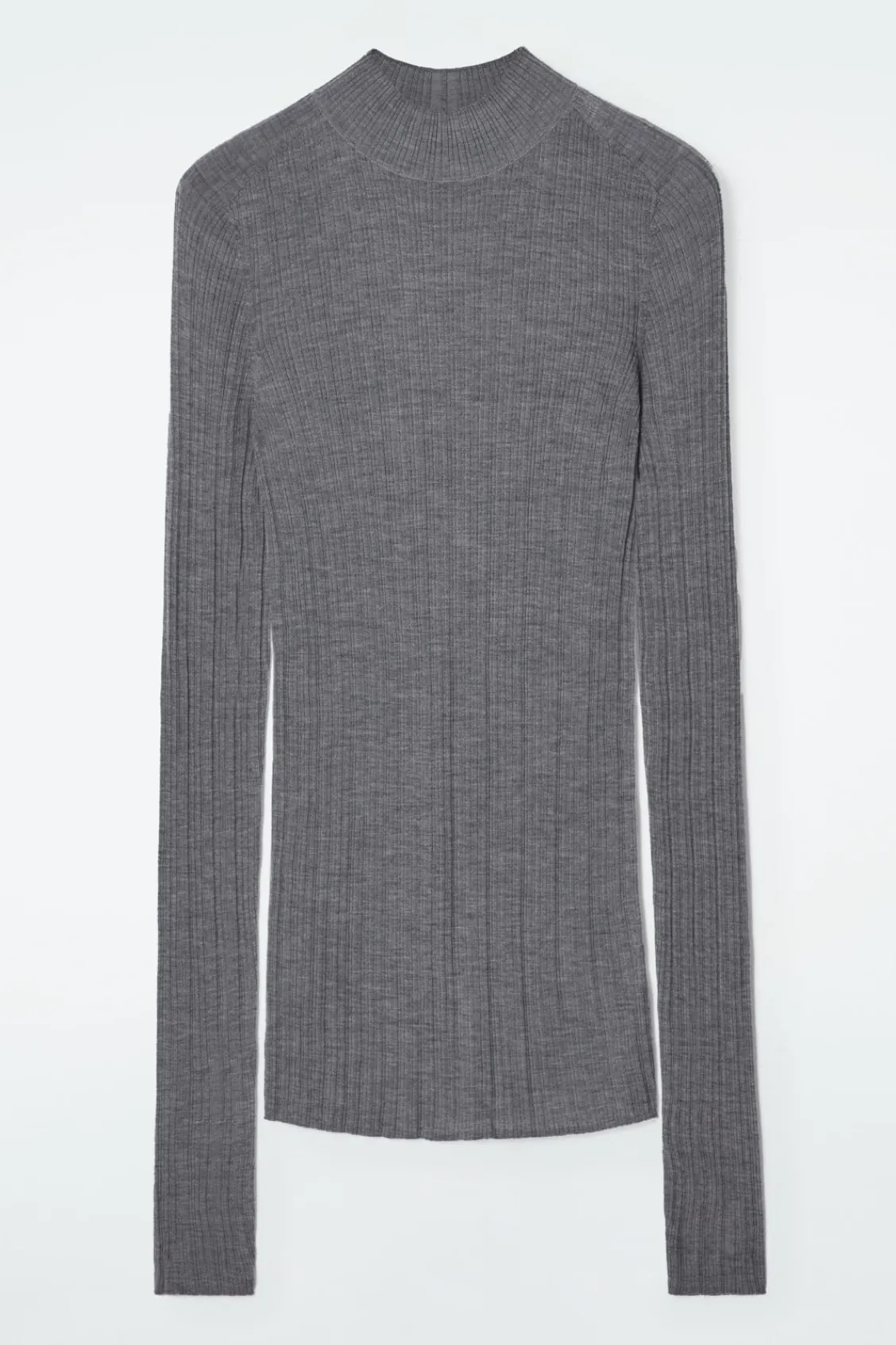 COS THE RIBBED MERINO WOOL TOP-Women Tops | Sweaters & Cardigans