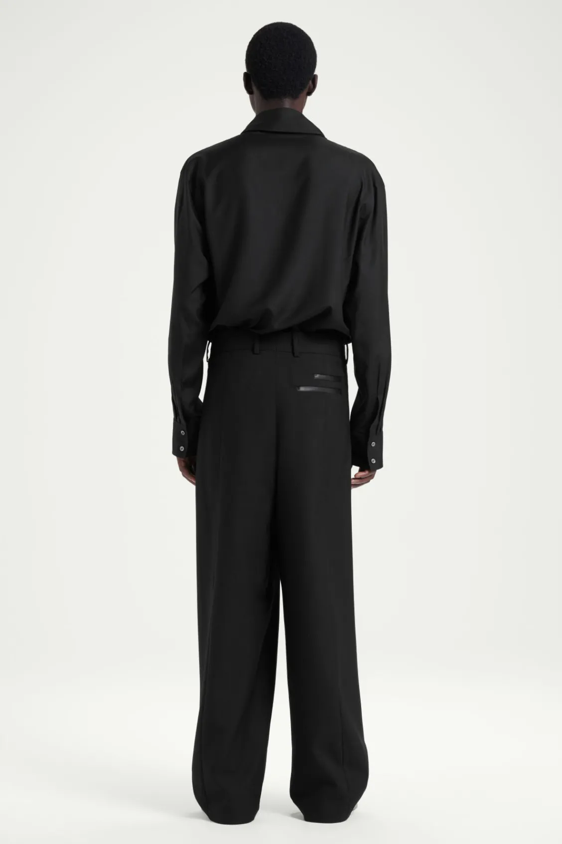 COS THE SHAWL-COLLAR SILK SHIRT- Shirts