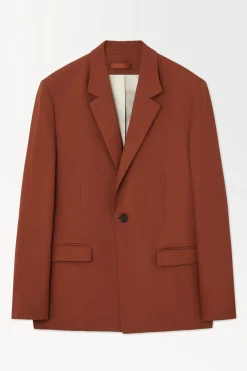 COS THE SINGLE-BREASTED WOOL BLAZER- Coats & Jackets
