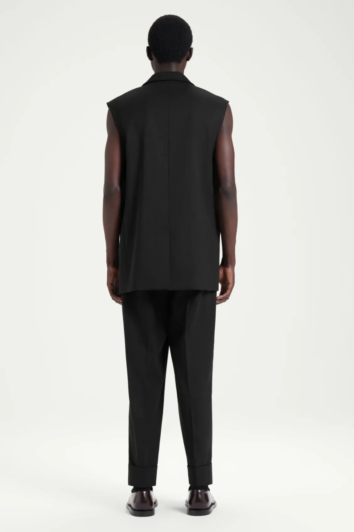 COS THE SLEEVELESS DOUBLE-BREASTED BLAZER- Suits & Tailoring | Coats & Jackets