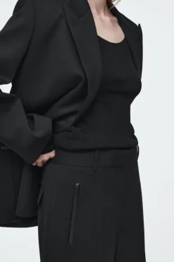 COS THE TAILORED BARREL-LEG PANTS-Women Pants