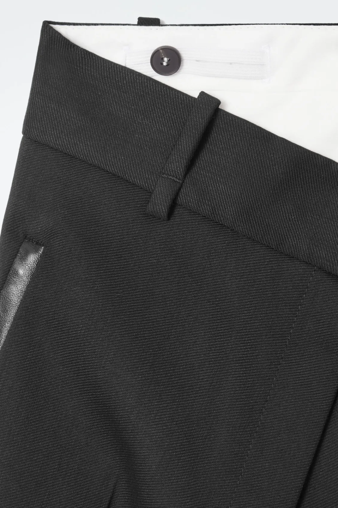 COS THE TAILORED BARREL-LEG PANTS-Women Pants