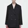 COS THE TAILORED PEAK-LAPEL BLAZER-Women Coats & Jackets