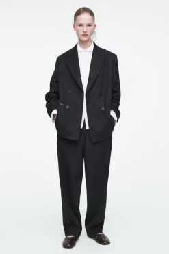 COS THE TAILORED PEAK-LAPEL BLAZER-Women Coats & Jackets