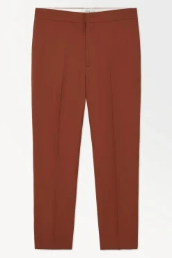 COS THE TAPERED WOOL TWILL SUIT TROUSERS- Pants