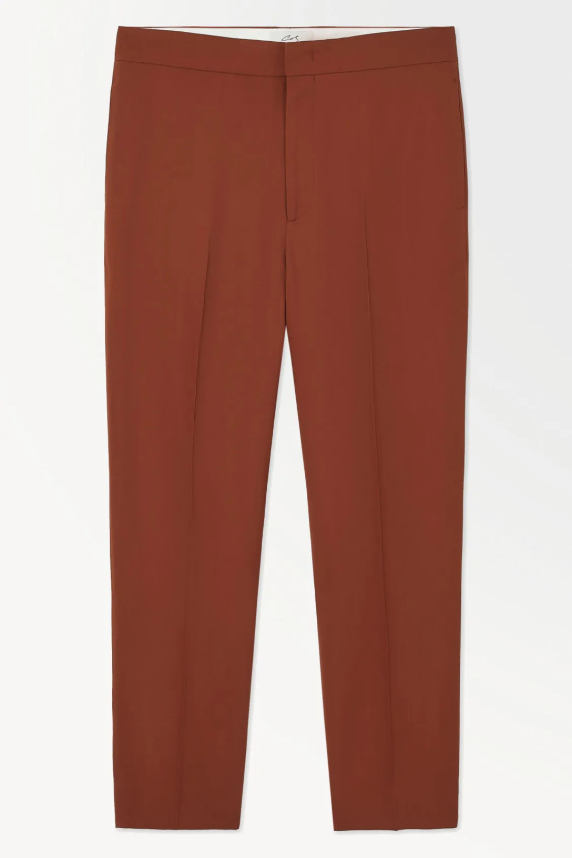COS THE TAPERED WOOL TWILL SUIT TROUSERS- Pants