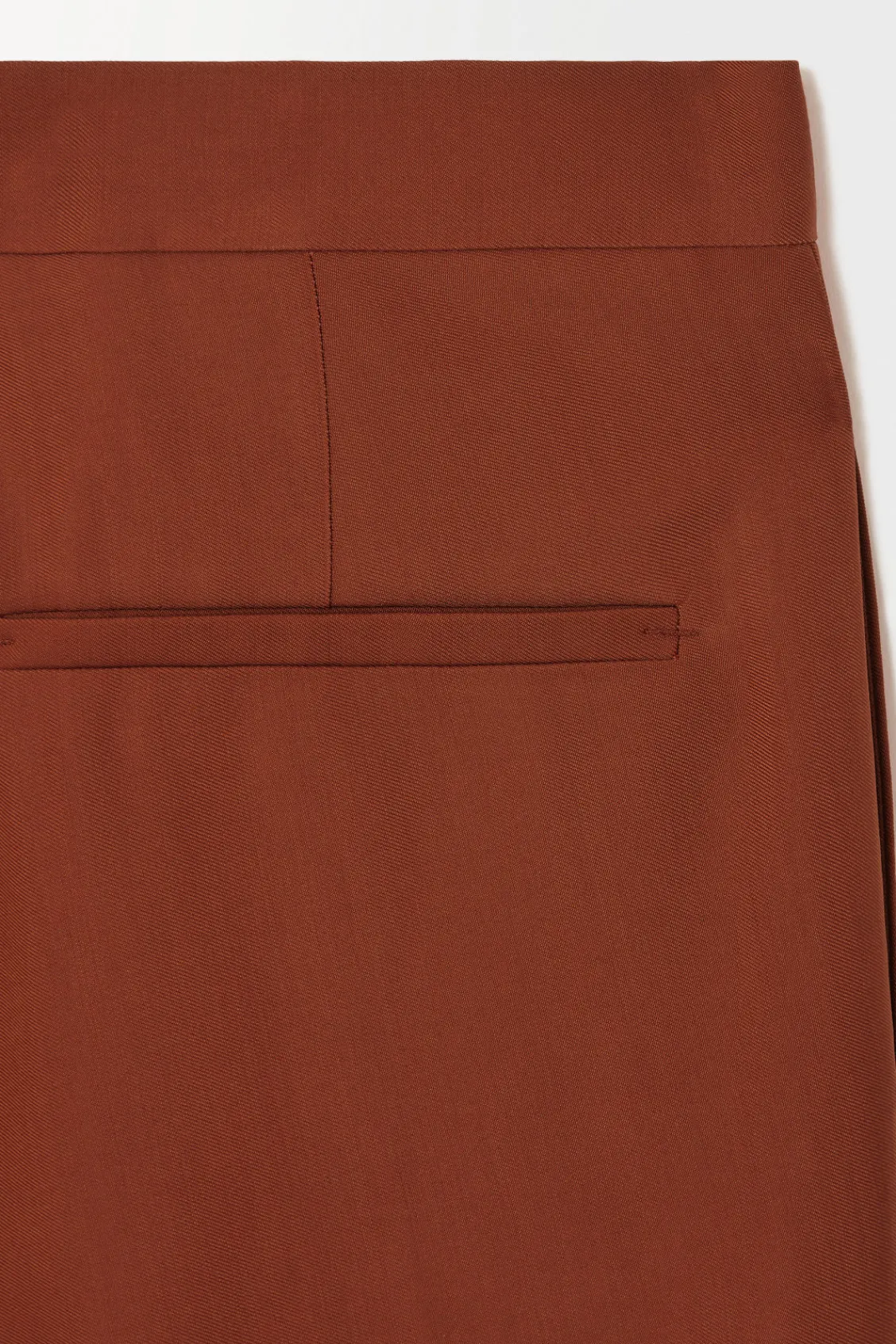 COS THE TAPERED WOOL TWILL SUIT TROUSERS- Pants