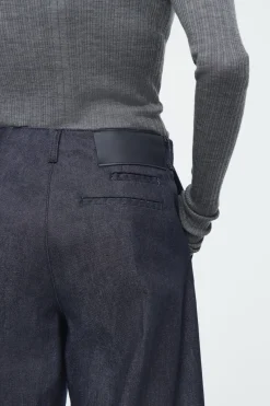 COS THE WIDE-LEG RAW DENIM JEANS-Women Jeans | Pants