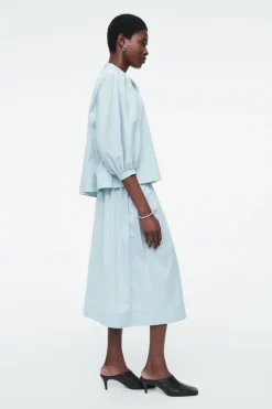 COS TIE-DETAIL PLEATED BLOUSE-Women Shirts & Blouses | Tops