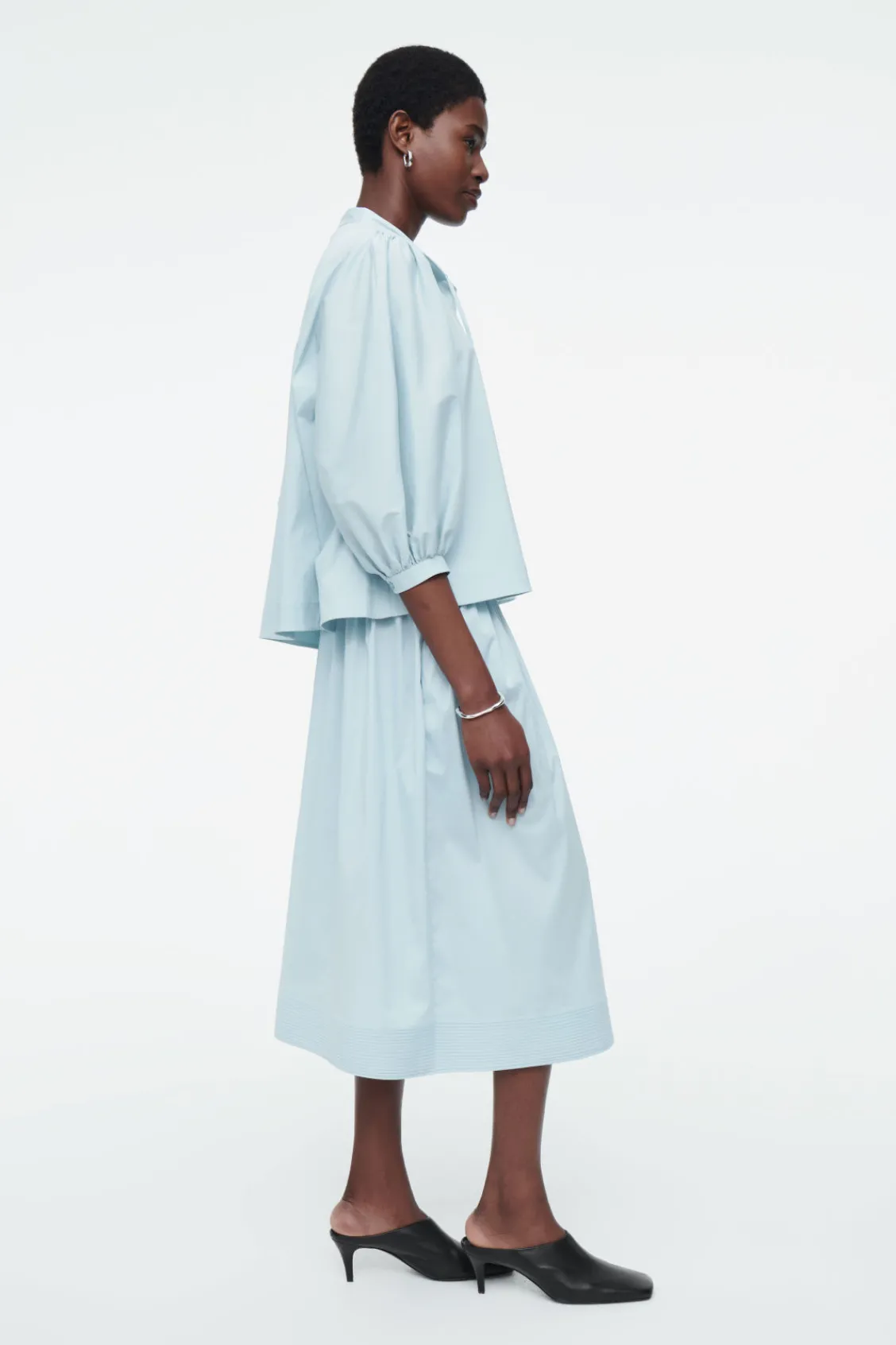 COS TIE-DETAIL PLEATED BLOUSE-Women Shirts & Blouses | Tops