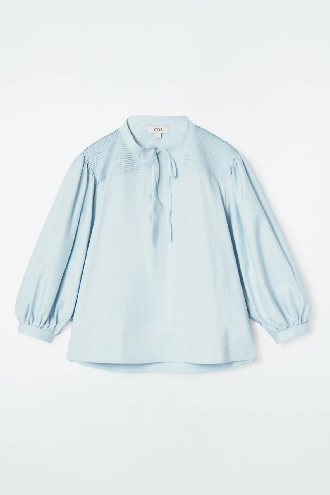 COS TIE-DETAIL PLEATED BLOUSE-Women Shirts & Blouses | Tops