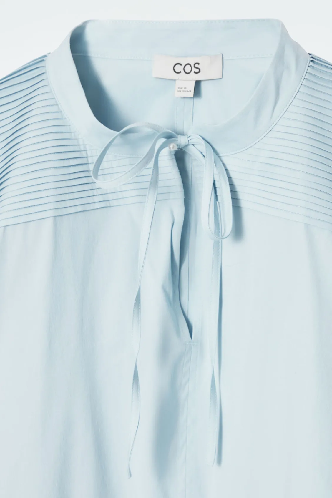 COS TIE-DETAIL PLEATED BLOUSE-Women Shirts & Blouses | Tops