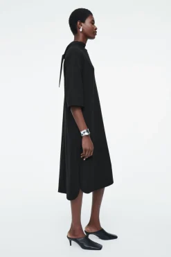 COS TIE-DETAIL TURTLENECK DRESS-Women Dresses & Jumpsuits
