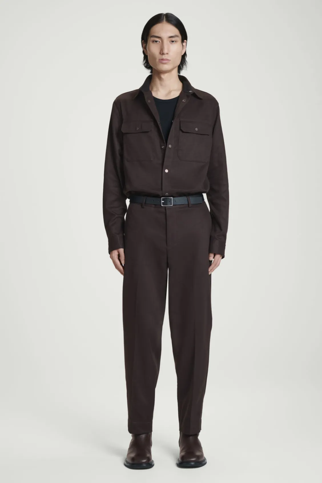 COS TOPSTITCHED TAPERED PANTS- Matching Sets | Pants