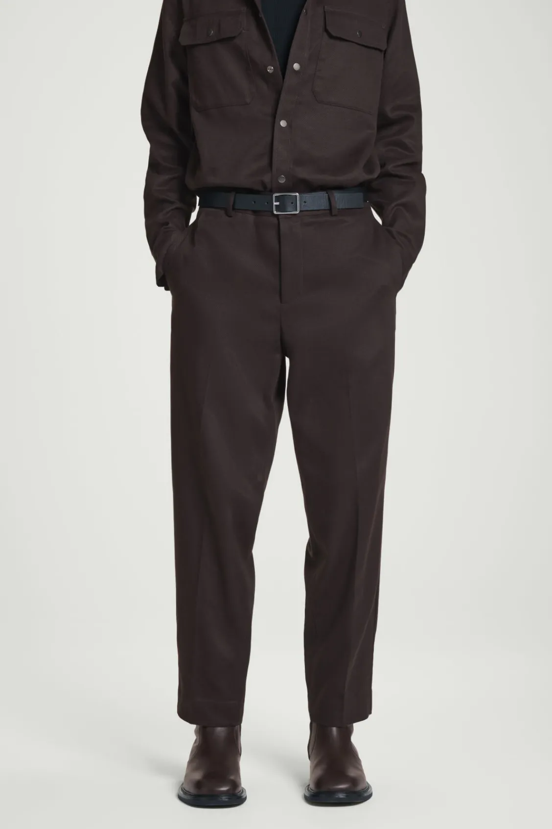COS TOPSTITCHED TAPERED PANTS- Matching Sets | Pants