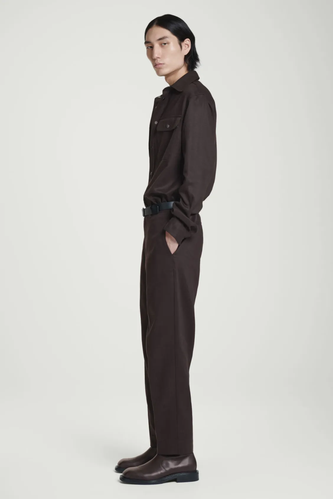 COS TOPSTITCHED TAPERED PANTS- Matching Sets | Pants
