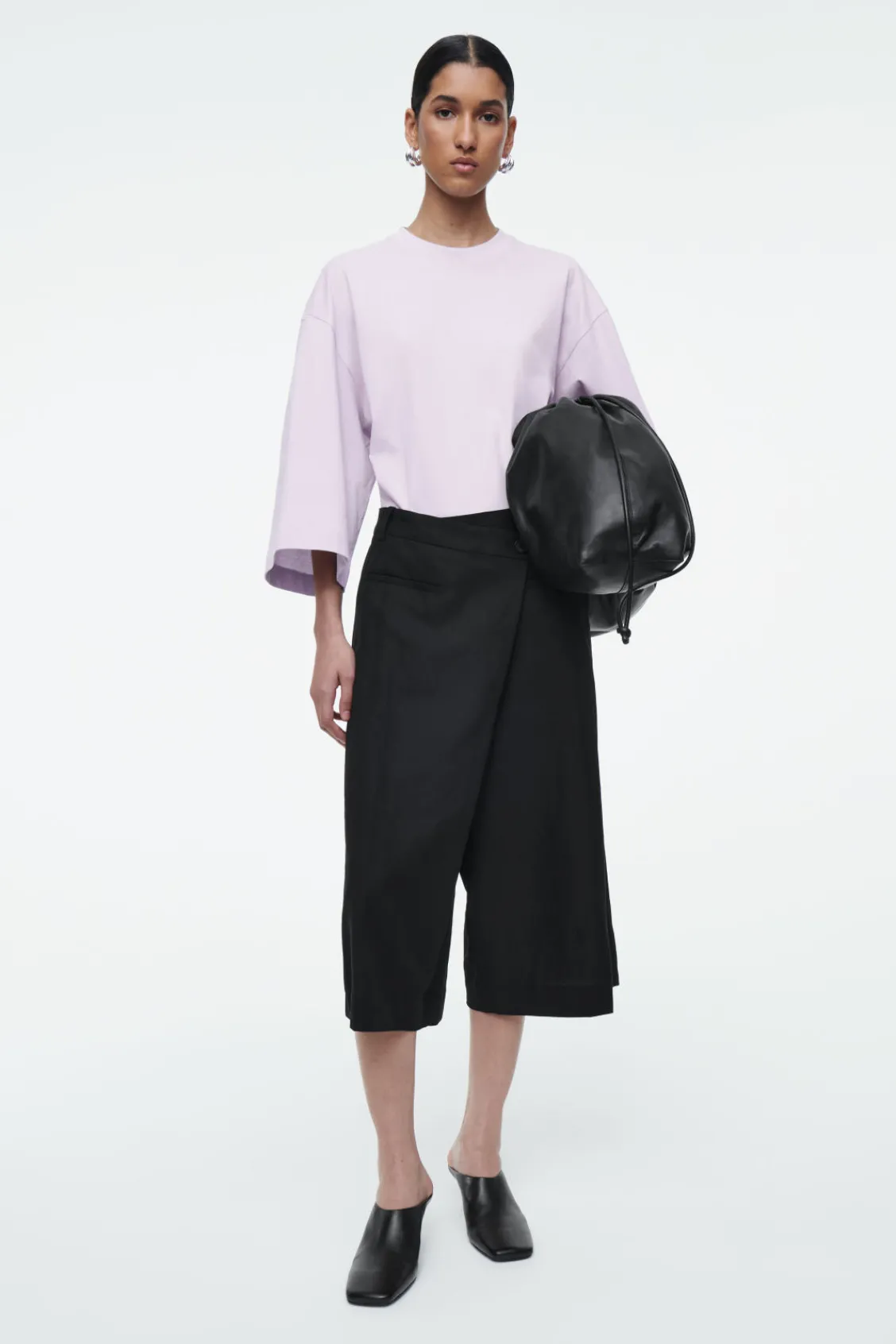 COS TRAPEZE RELAXED T-SHIRT-Women Tops