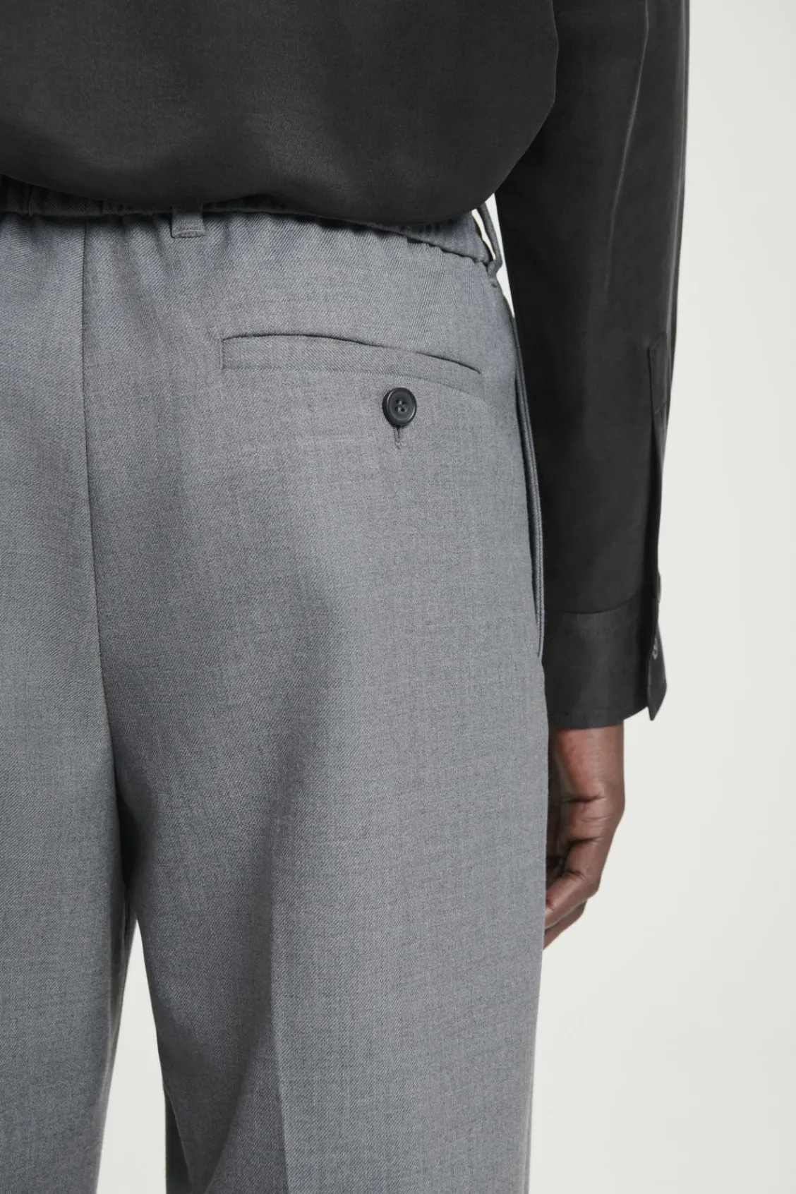 COS TURN-UP WOOL-BLEND PANTS- Matching Sets | Pants