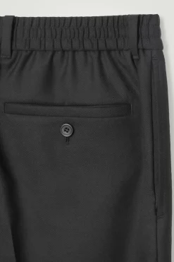 COS TURN-UP WOOL-BLEND PANTS- Pants