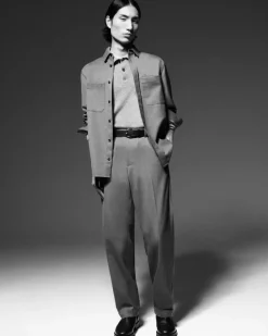 COS TURN-UP WOOL-BLEND PANTS- Matching Sets | Pants