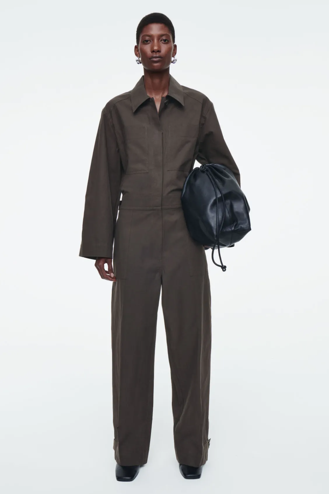COS TWILL BOILERSUIT-Women Dresses & Jumpsuits | Pants