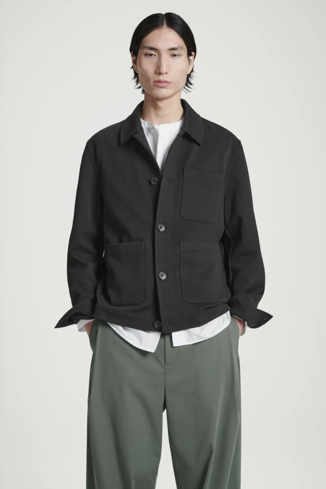 COS TWILL UTILITY JACKET- Coats & Jackets