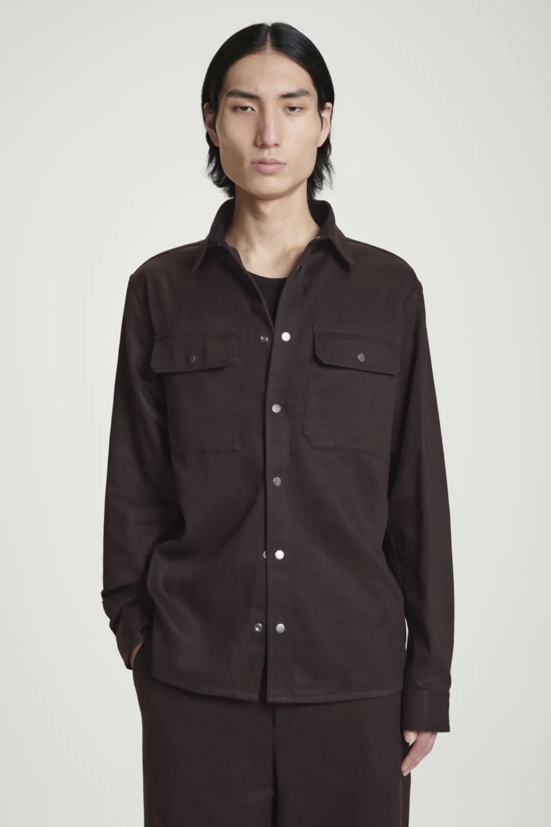 COS TWILL UTILITY OVERSHIRT- Shirts | Coats & Jackets