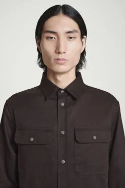 COS TWILL UTILITY OVERSHIRT- Shirts | Coats & Jackets