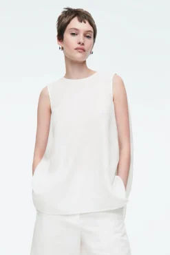 COS TWIST-BACK SLEEVELESS TOP-Women Shirts & Blouses | Tops