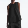 COS TWIST-BACK SLEEVELESS TOP-Women Tops | Shirts & Blouses