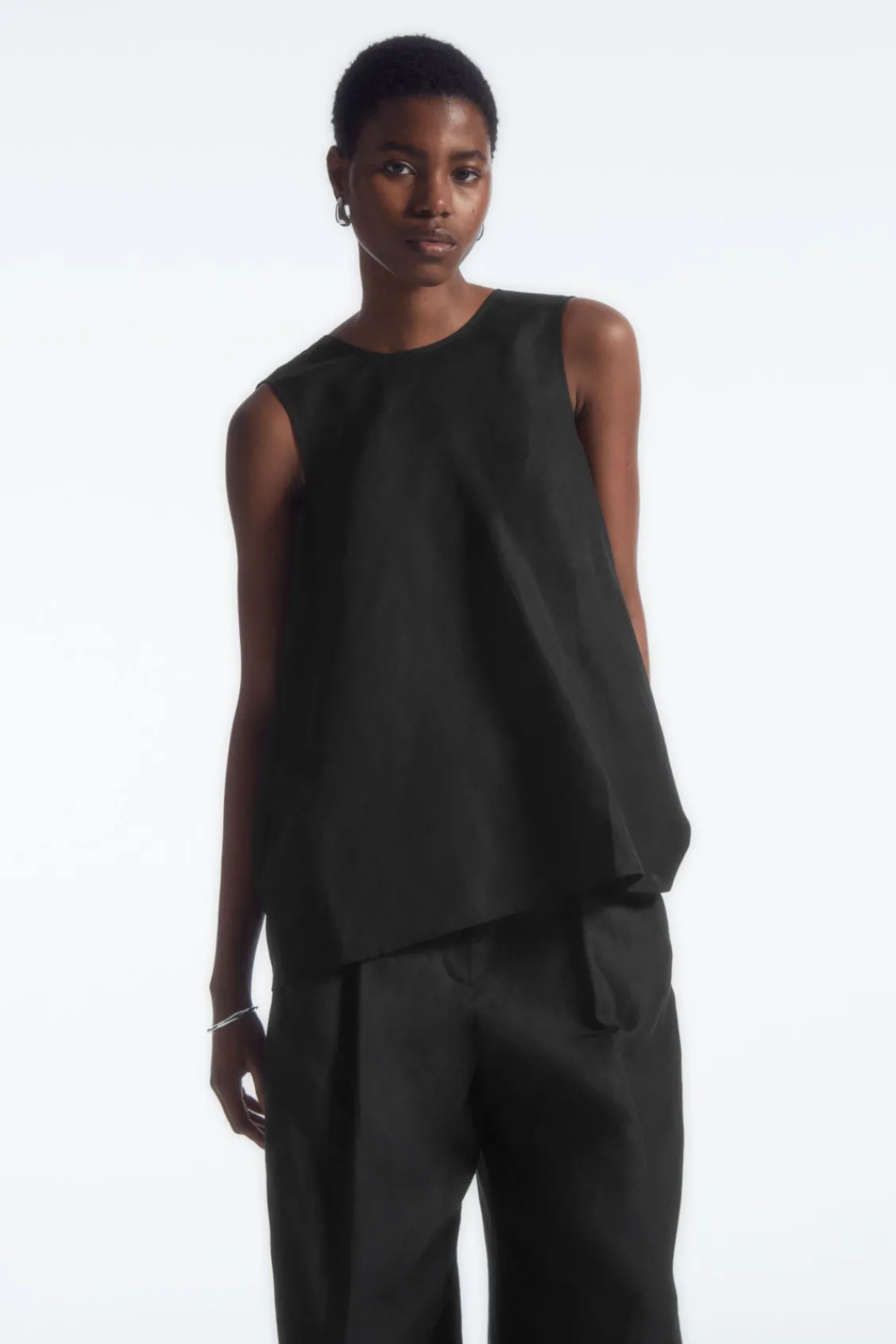 COS TWIST-BACK SLEEVELESS TOP-Women Tops | Shirts & Blouses