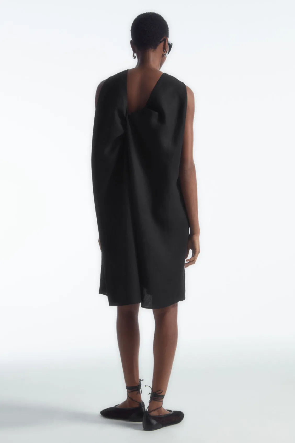 COS TWIST-DETAIL MINI DRESS-Women Dresses & Jumpsuits