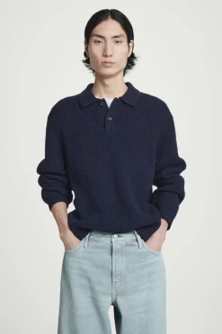 COS TWISTED-YARN WOOL POLO SWEATER- Polo Shirts | Sweaters & Cardigans