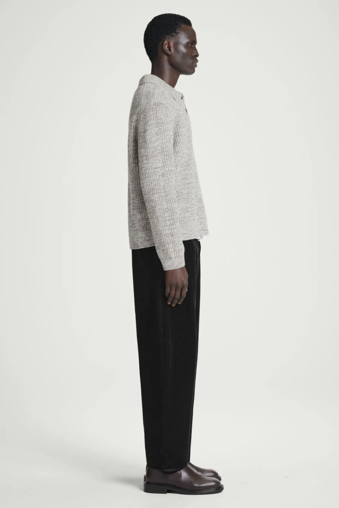 COS TWISTED-YARN WOOL POLO SWEATER- Polo Shirts | Sweaters & Cardigans