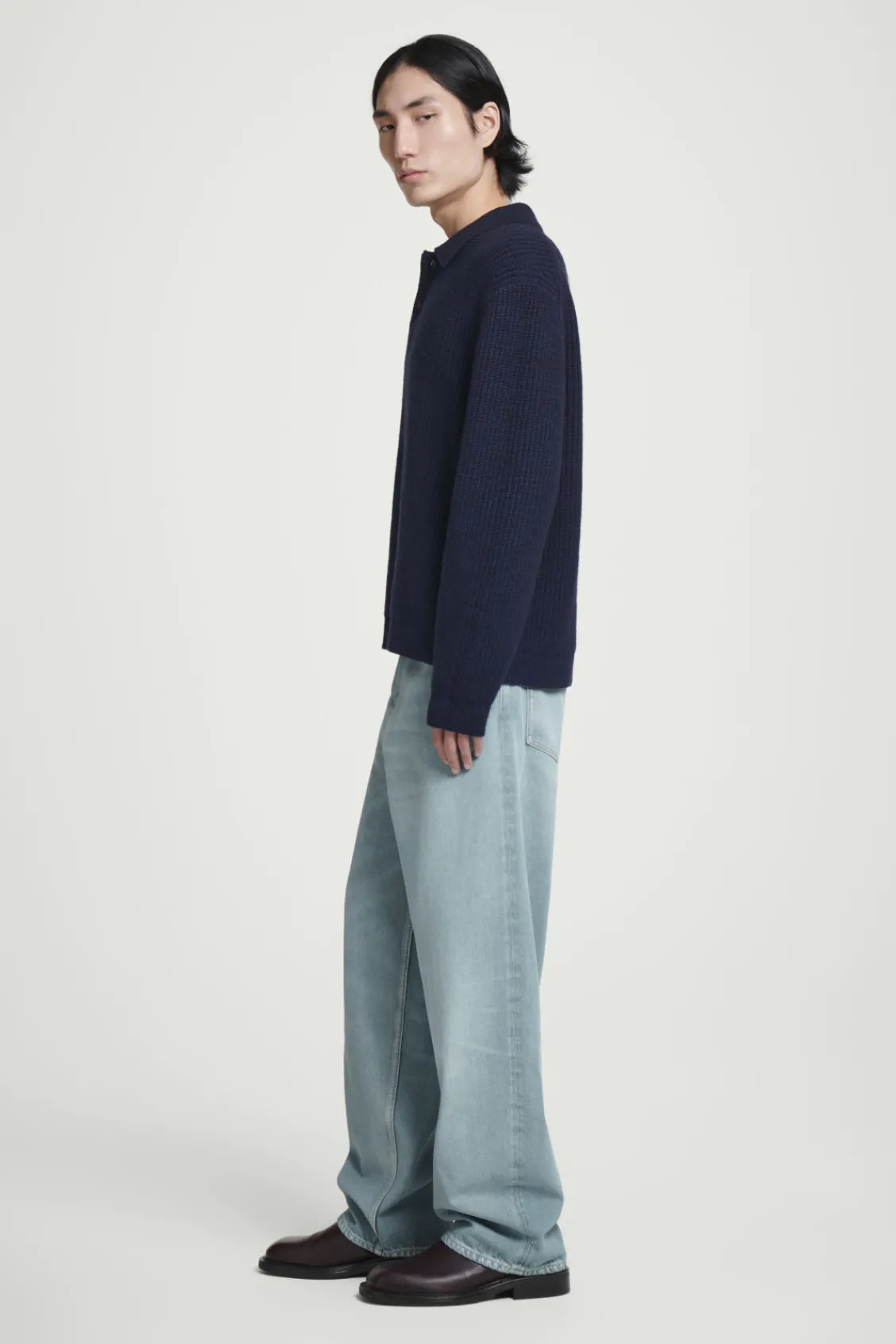 COS TWISTED-YARN WOOL POLO SWEATER- Polo Shirts | Sweaters & Cardigans