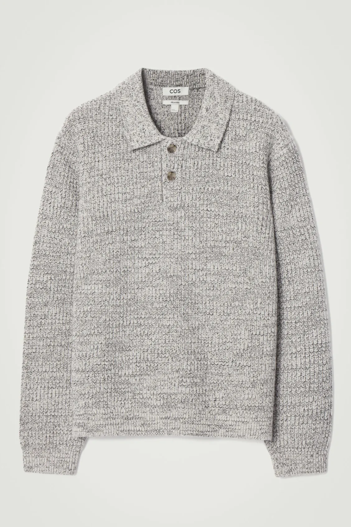 COS TWISTED-YARN WOOL POLO SWEATER- Polo Shirts | Sweaters & Cardigans