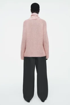 COS TWO-TONE MOHAIR TURTLENECK SWEATER-Women Sweaters & Cardigans