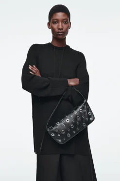 COS VALLEY EYELET SHOULDER BAG - LEATHER-Women Bags