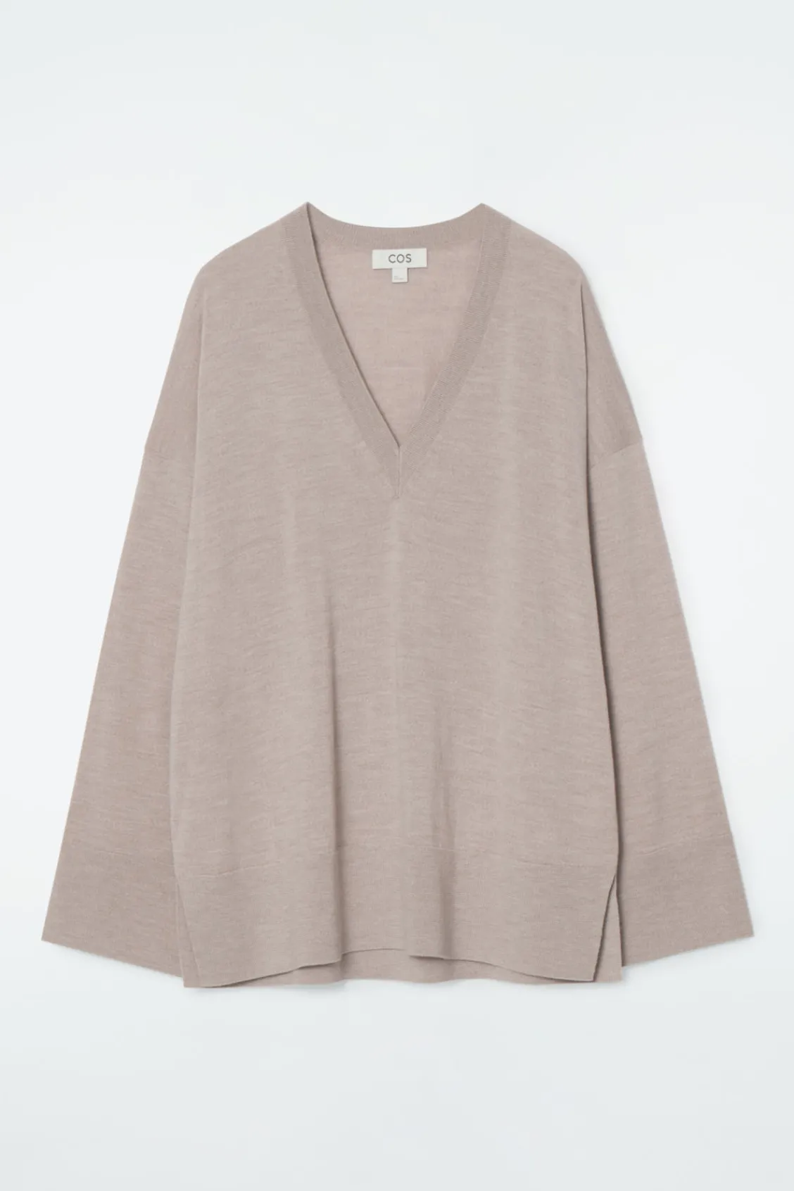 COS V-NECK MERINO WOOL SWEATER-Women Tops | Sweaters & Cardigans