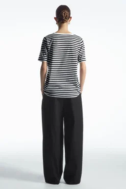 COS 24/7 V-NECK T-SHIRT-Women T-Shirts | Tops