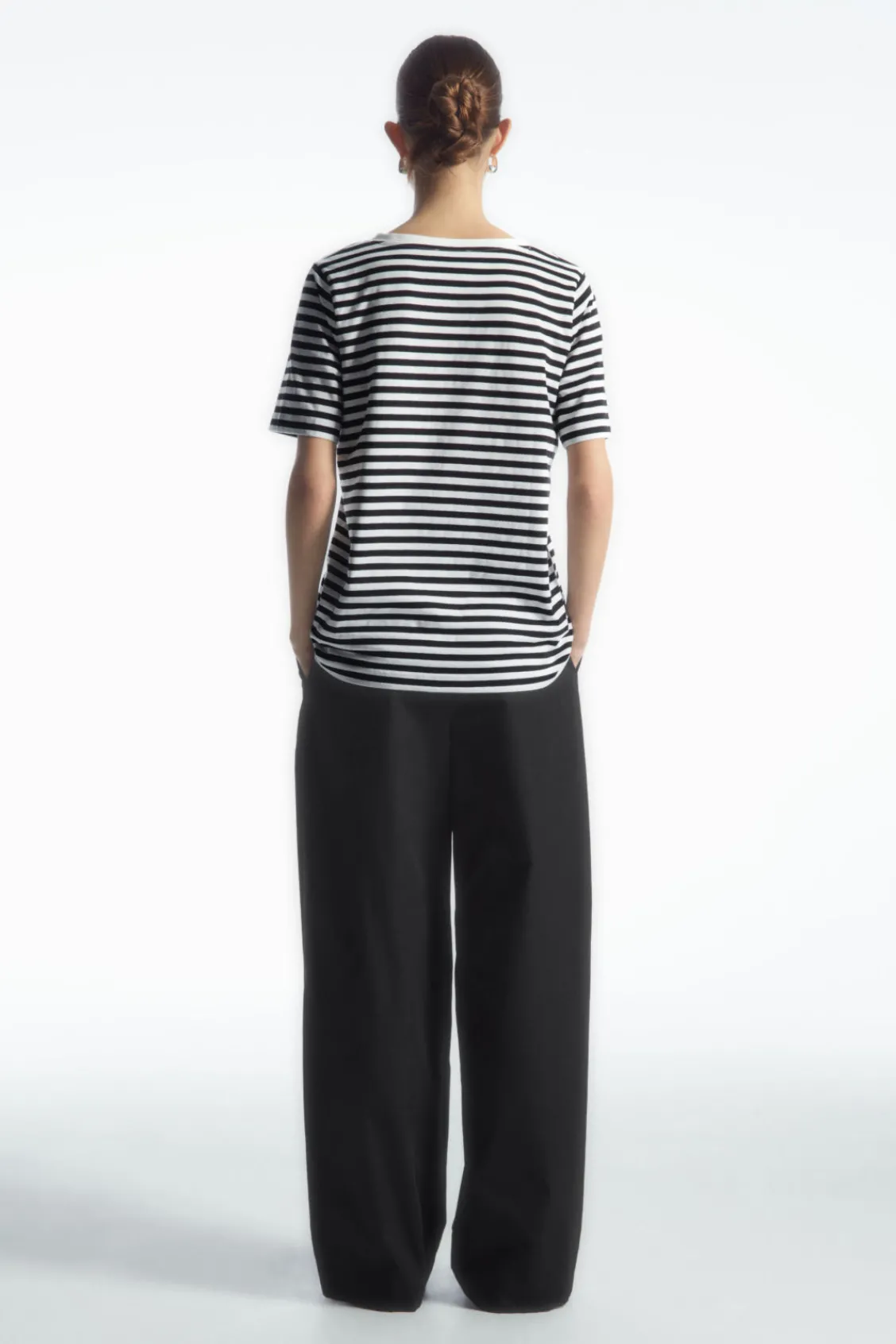 COS 24/7 V-NECK T-SHIRT-Women T-Shirts | Tops