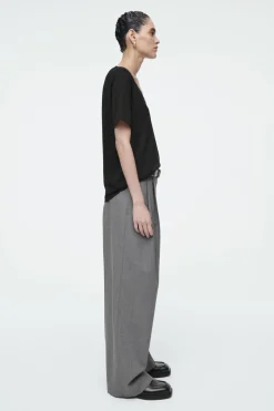 COS 24/7 V-NECK T-SHIRT-Women T-Shirts | Tops