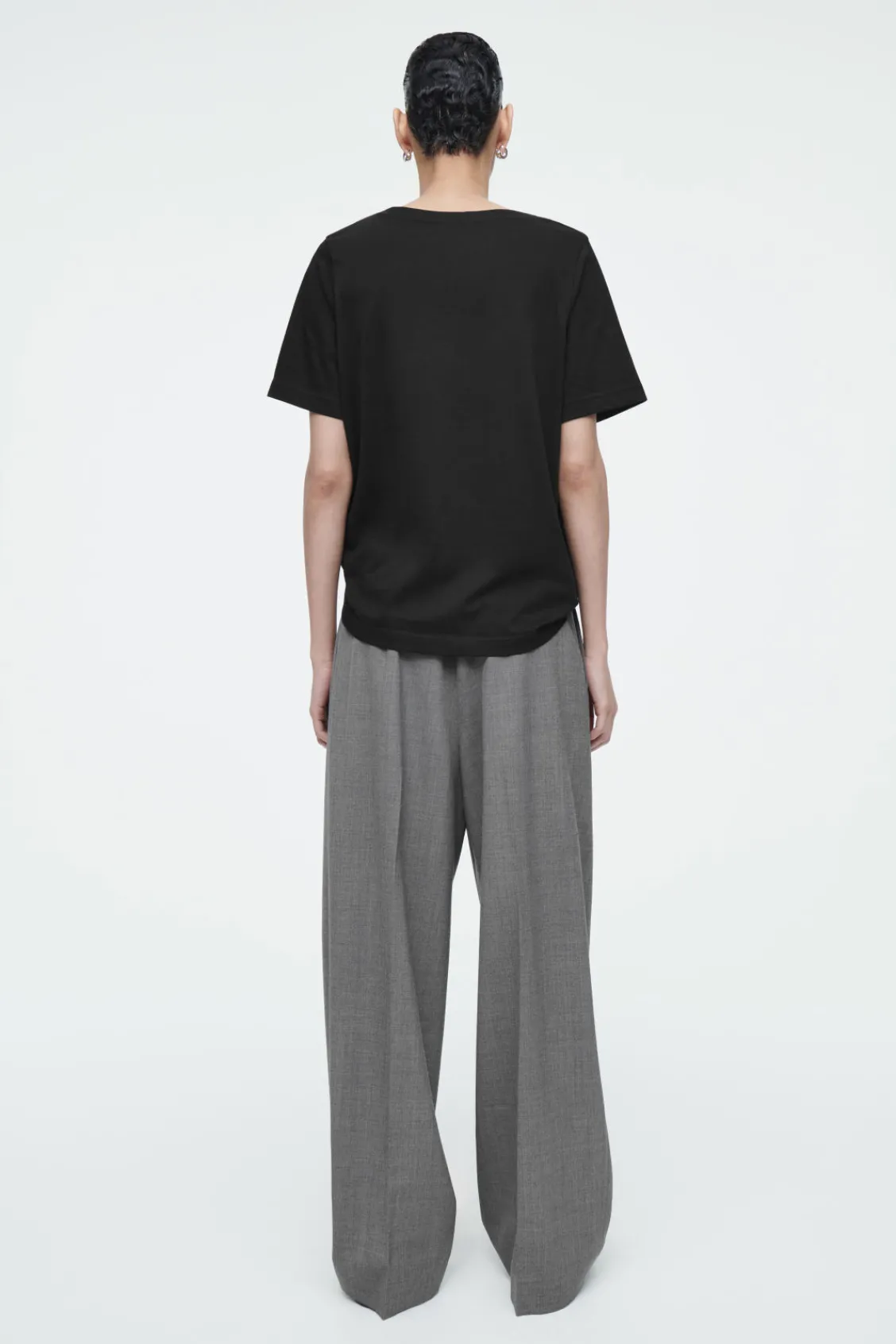 COS 24/7 V-NECK T-SHIRT-Women T-Shirts | Tops