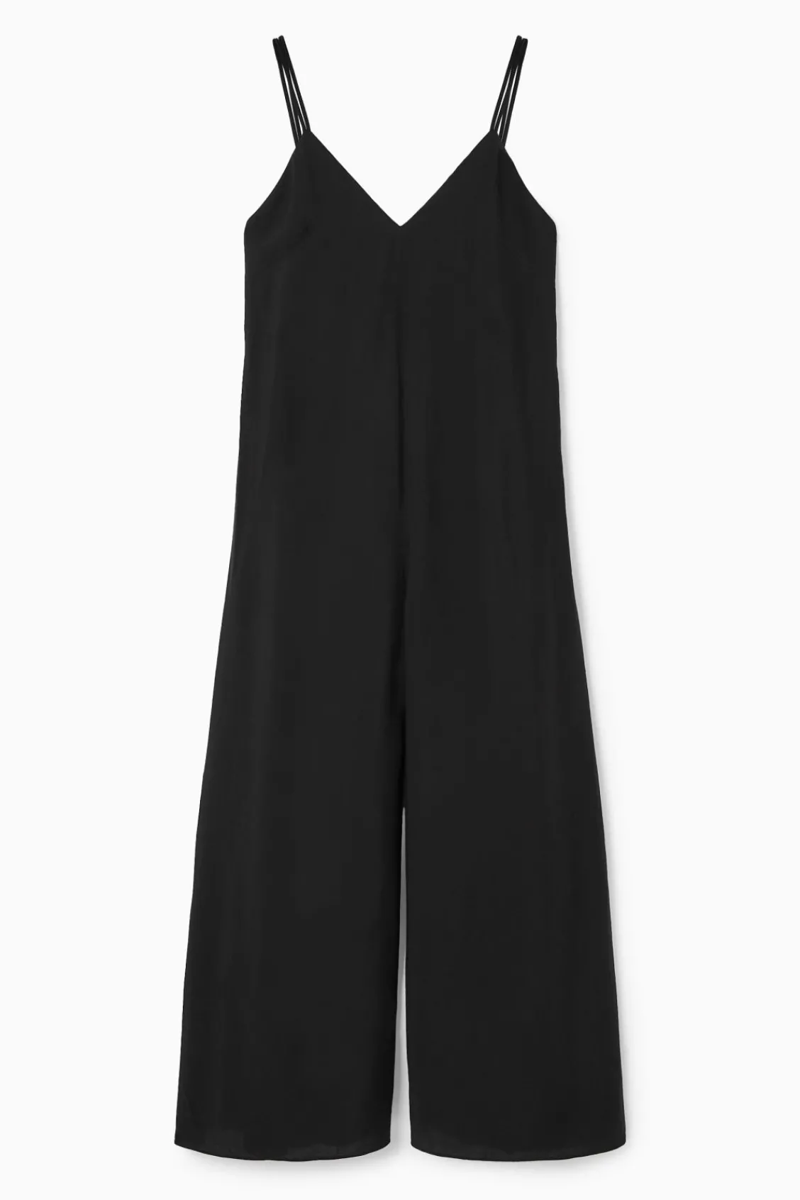COS V-NECK WIDE-LEG JUMPSUIT-Women Dresses & Jumpsuits | Pants