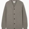 COS V-NECK WOOL-BLEND CARDIGAN- Sweaters & Cardigans