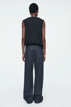 COS VOLUME SPRAYED WIDE-LEG JEANS-Women Jeans | Pants